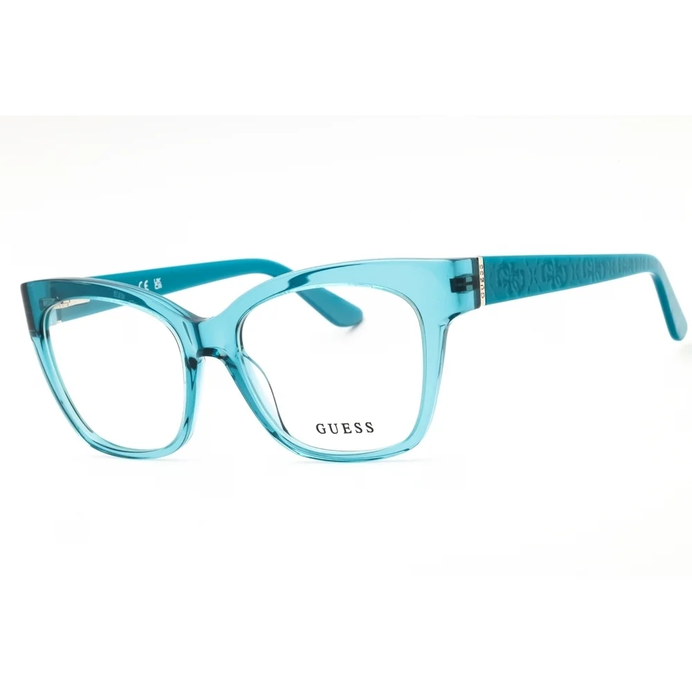 NWT Guess GU50233 Turquoise Cat Eye 53mm Eyeglasses